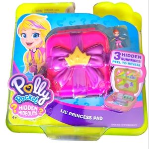Polly Pocket LIL' PRINCESS PAD Hidden Hideouts 2018 #PP1